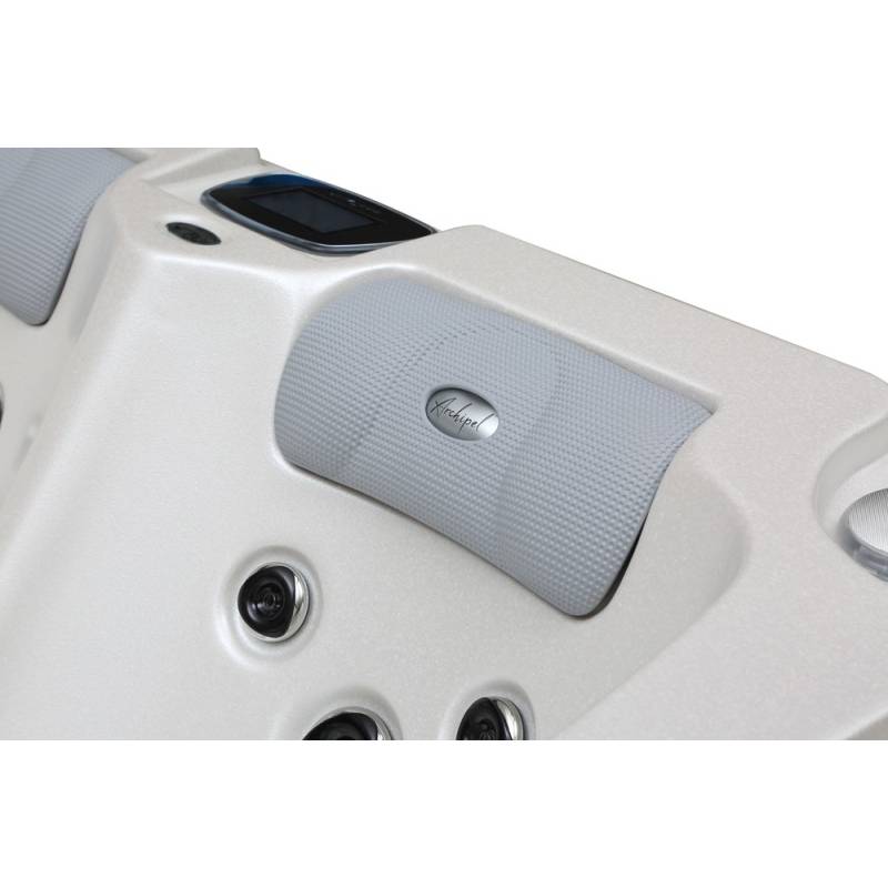 Spa 2 places allongées Archipel® GT2 BLANC NACRE LED - Thérapeutique Balboa 210x148 - Image 9
