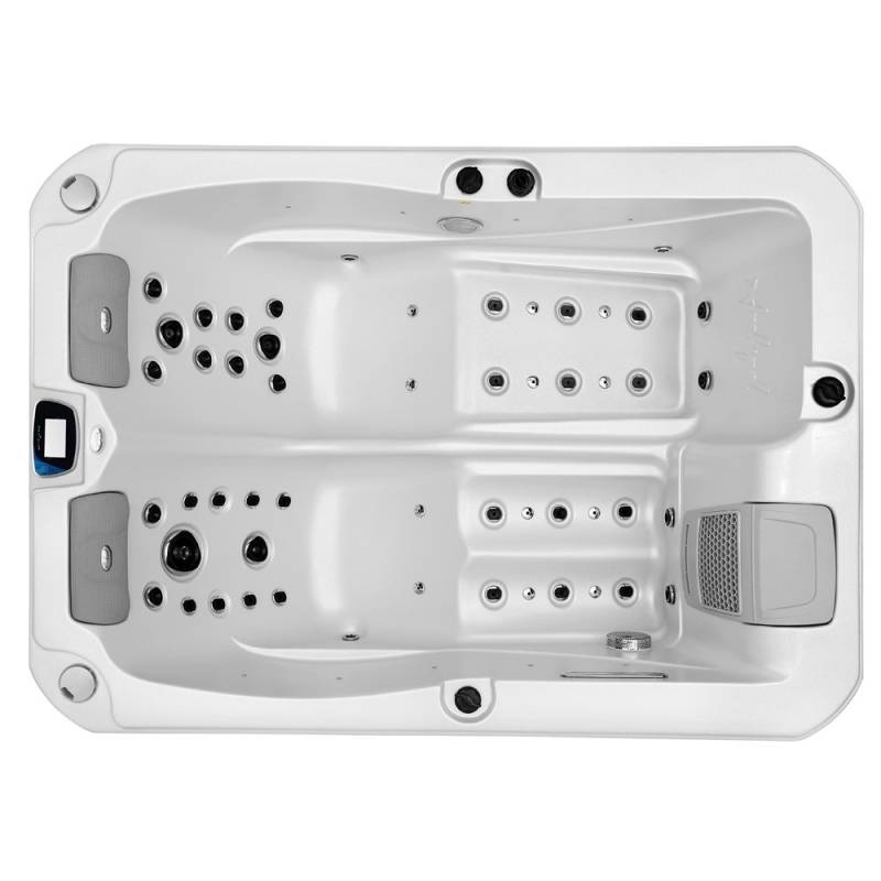 Spa 2 places allongées Archipel® GT2 BLANC NACRE LED - Thérapeutique Balboa 210x148 - Image 4