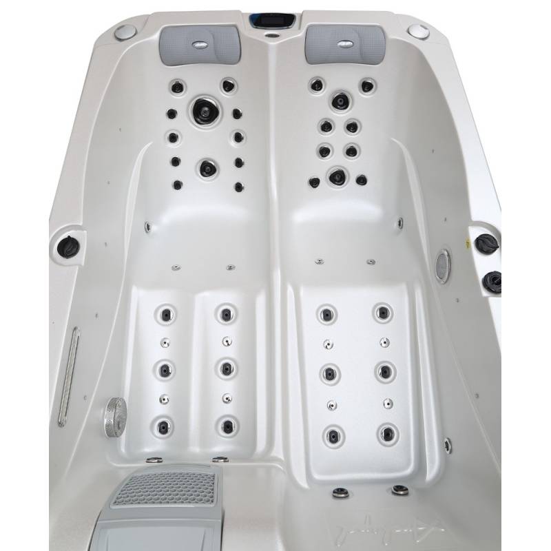 Spa 2 places allongées Archipel® GT2 BLANC NACRE LED - Thérapeutique Balboa 210x148 - Image 5