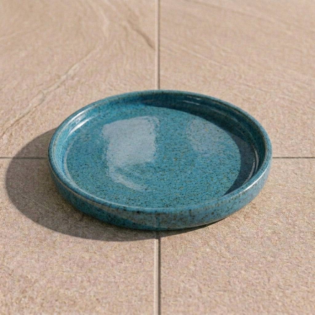 Provencelia - Soucoupe ronde 15cm bleu acier - Image 3