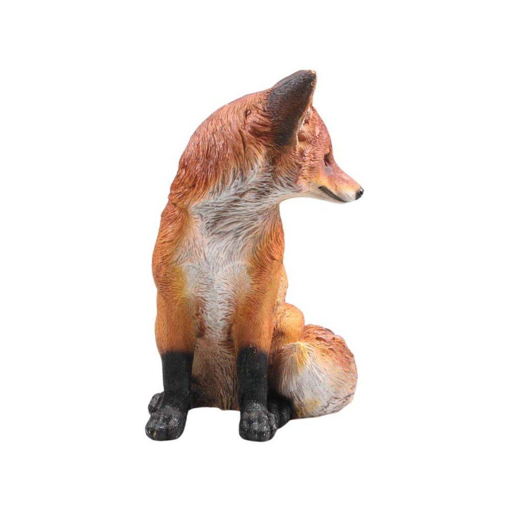 Farmwood Animals - Renard réaliste en résine Assis T2 - Imagen 2