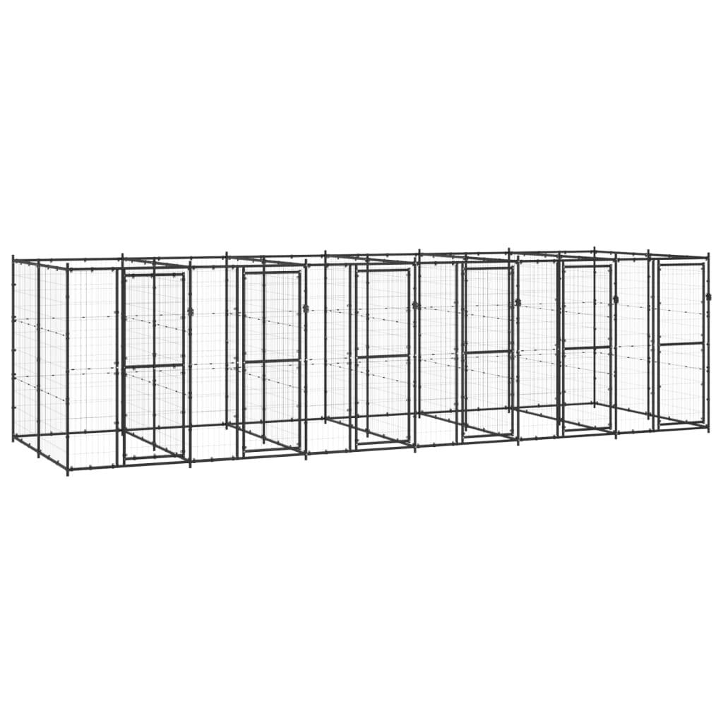 Vidaxl - Chenil extérieur Acier 14,52 m² vidaXL 3082264 - Imagen 1