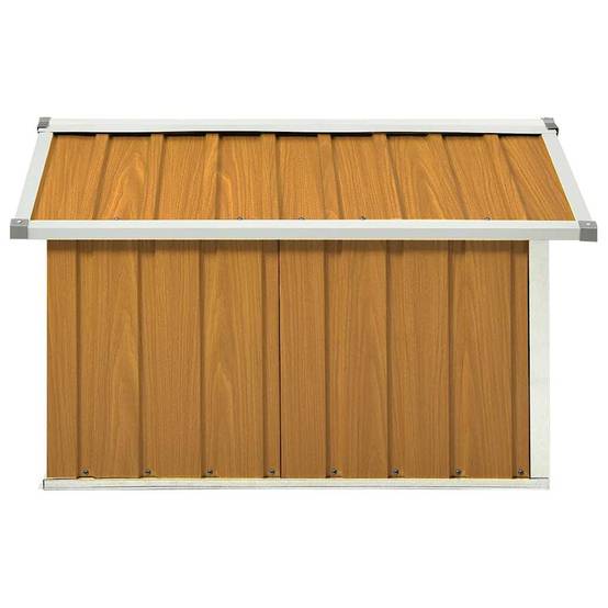 PANGIVO - Abri pour robot tondeuse acier galvanisé marron 92 x 97 x 63 cm - PANGIVO - Image 5