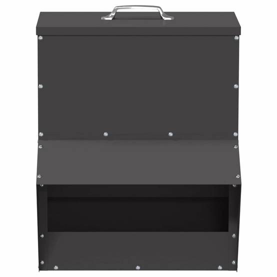 Mangeoire Compacte Acier Poule Design 2kg Noir - ComfortXL Outdoor Living - Image 4