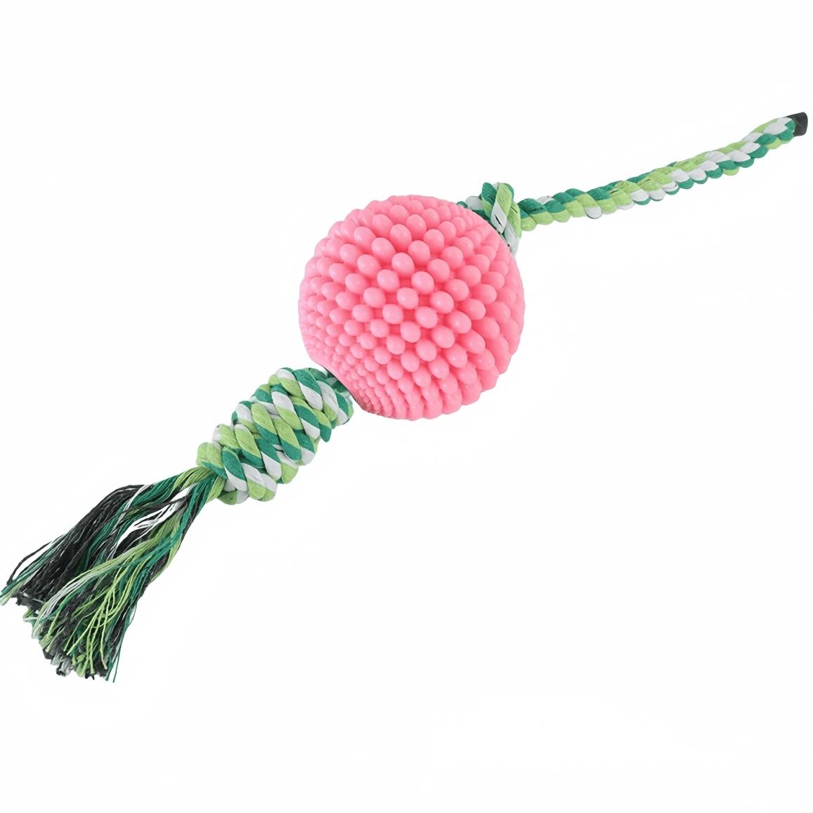 DtopbuyAge - Jouet pour Chien À Mâcher Corde Tressée et Balle Idéal pour Training Exercise Agilité et Jeu de Récupération DtopbuyAge - Image 1