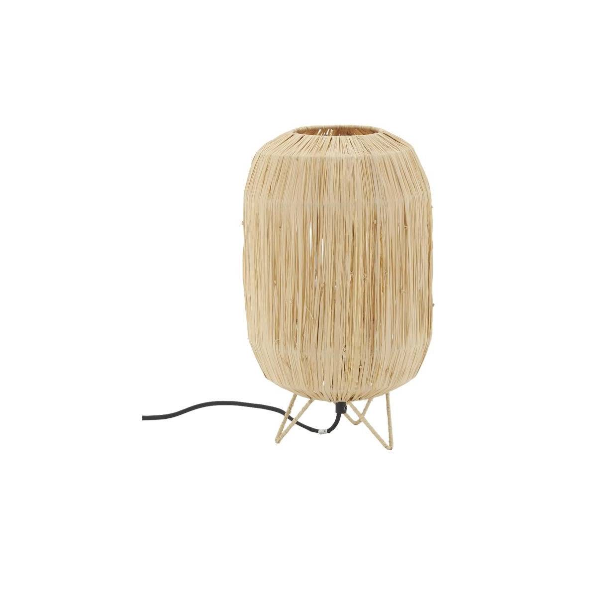 Aubry Gaspard - Lampe à poser en raphia Kenya Lampe à poser Naturel - Imagen 1