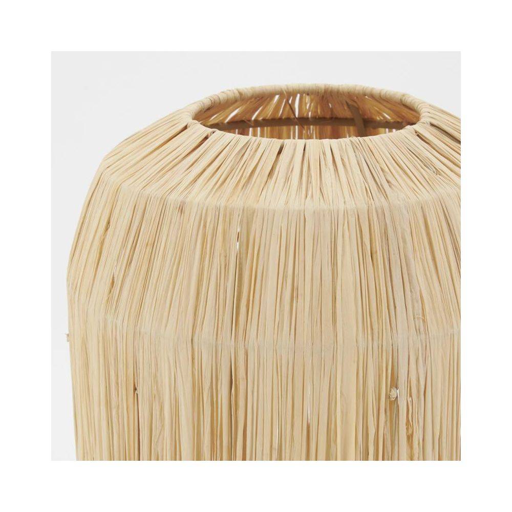 Aubry Gaspard - Lampe à poser en raphia Kenya Lampe à poser Naturel - Imagen 4