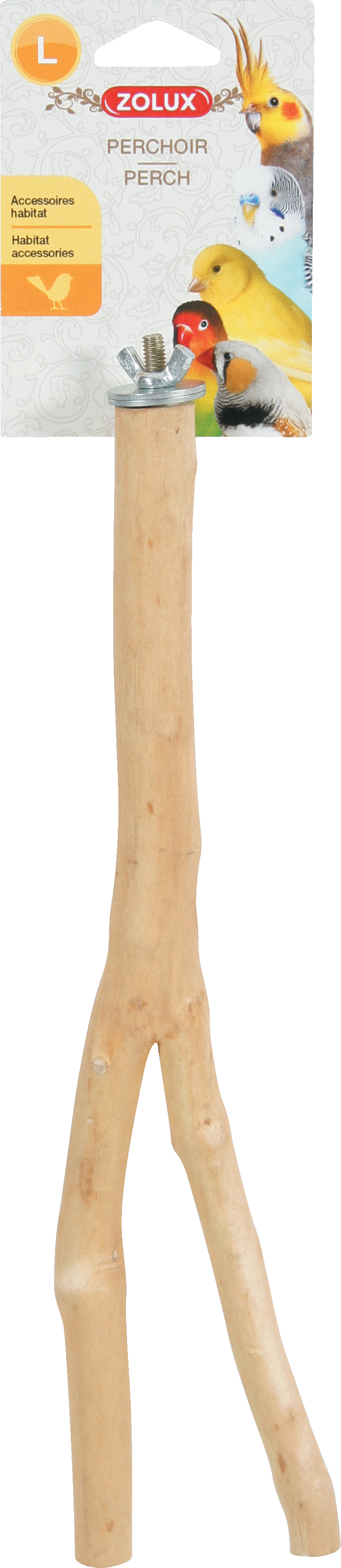 Percha Rama Natural L 31,5 cm - ZOLUX