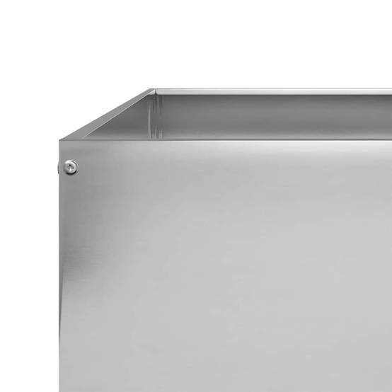 ComfortXL - Carré potager surélevé en acier galvanisé pour jardin Argenté 100x100x33,5 cm – ComfortXL Outdoor Living - Image 6