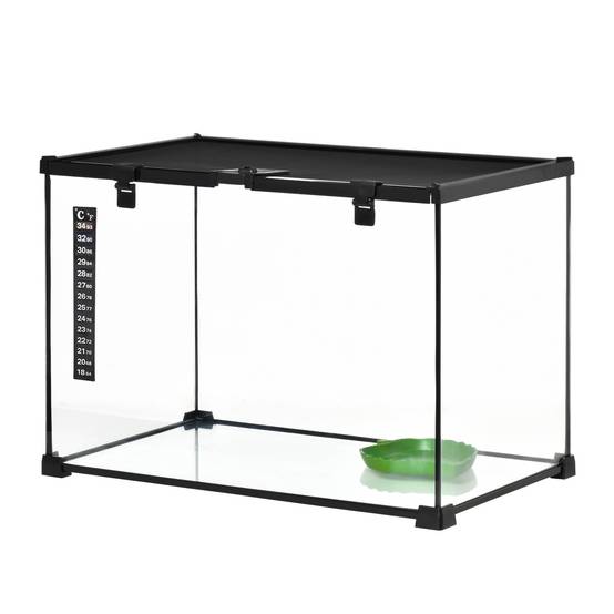 Terrarium verre transparent 50 x 30 x 35 cm - PANGIVO - Image 2