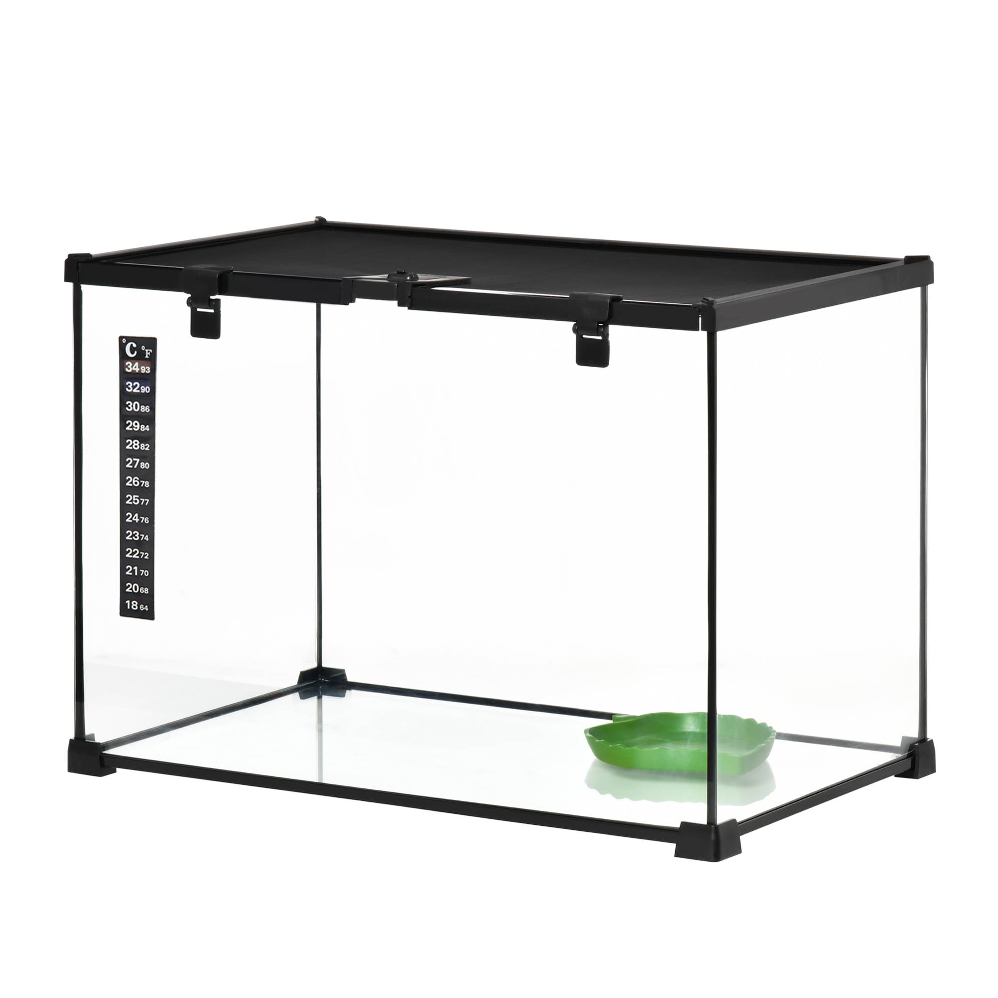 Terrarium verre transparent 50 x 30 x 35 cm - PANGIVO - Image 2