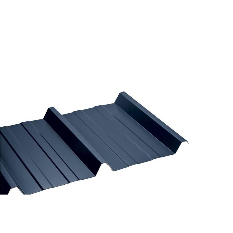 Bac acier laqué - Régulé 1045 0.63mm - Coloris - Bleu ardoise 5008, Largeur - 105 cm, Longueur - 200 cm - Image 2