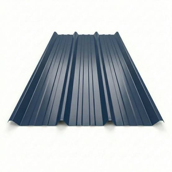 Bac acier laqué - Régulé 1045 0.63mm - Coloris - Bleu ardoise 5008, Largeur - 105 cm, Longueur - 200 cm - Image 1