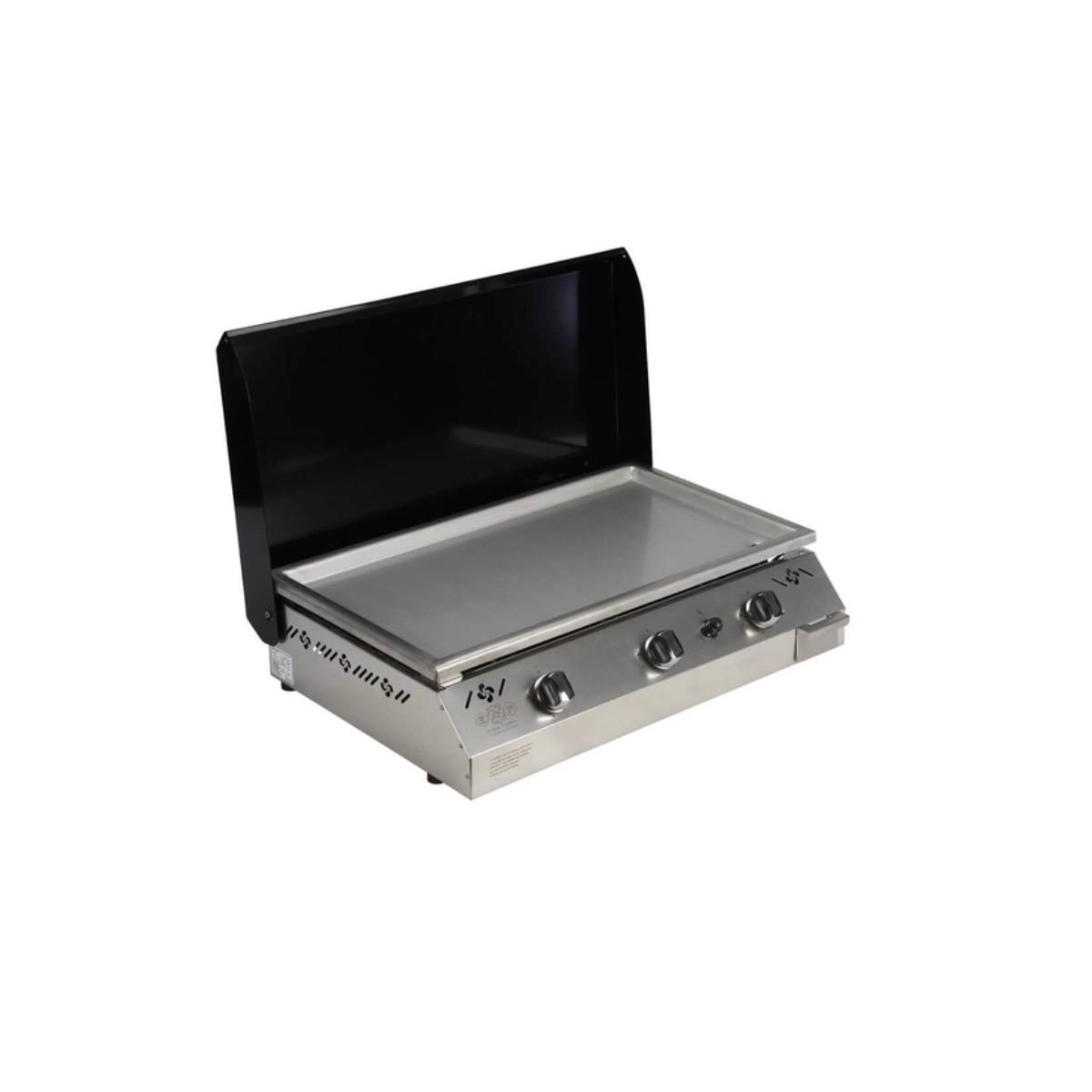 Plancha gaz 9kw plaque inox 78x45cm IPARLAPICN Euskal Plantxa - Imagen 2