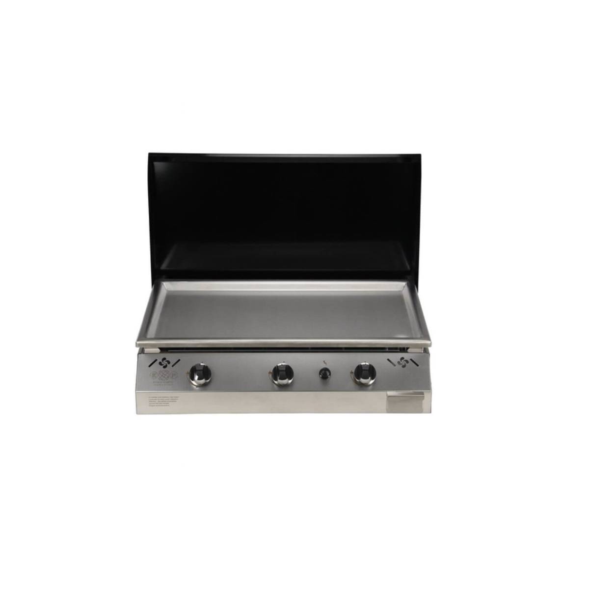 Plancha gaz 9kw plaque inox 78x45cm IPARLAPICN Euskal Plantxa - Imagen 3