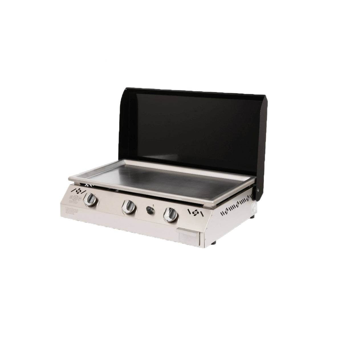 Plancha gaz 9kw plaque inox 78x45cm IPARLAPICN Euskal Plantxa - Imagen 1