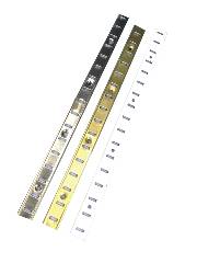 Crémaillère MONIN SAS - Laqué blanc - Larg.16 mm - Barre de 2 mL - 272705