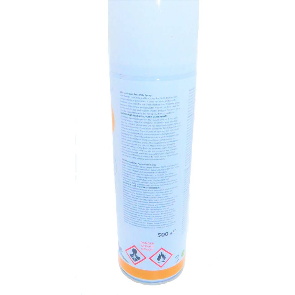 Flamingo - Spray  contre poux rouges, puces, anti- acarien 500 ml - Imagen 2