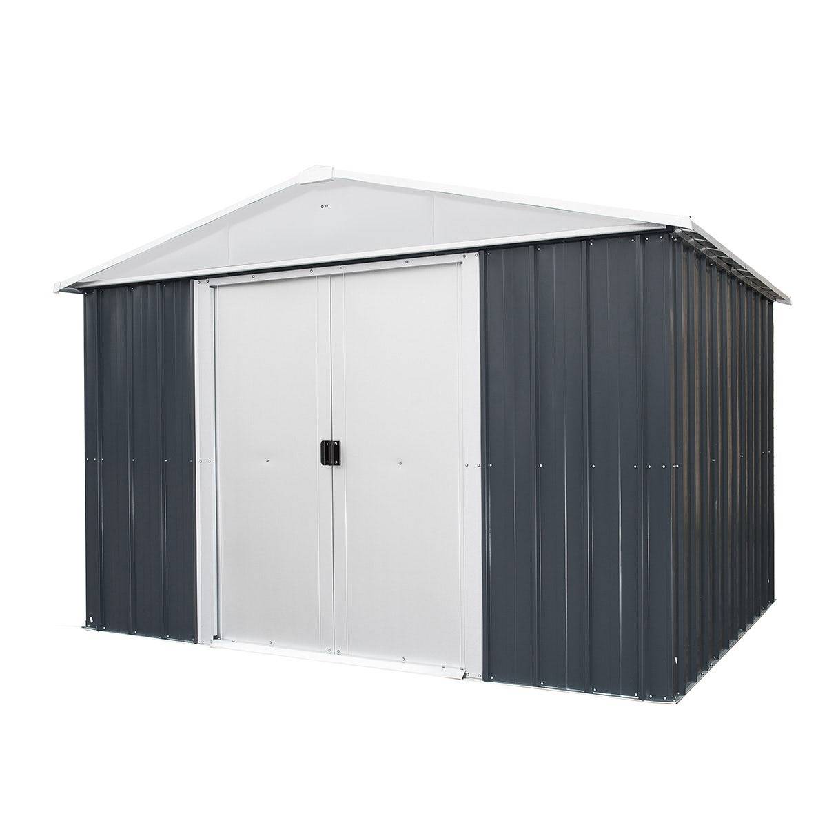 Yardmaster - Abri métal anthracite 7,21 m2 + kit d'ancrage + lampe magnétique - Image 3