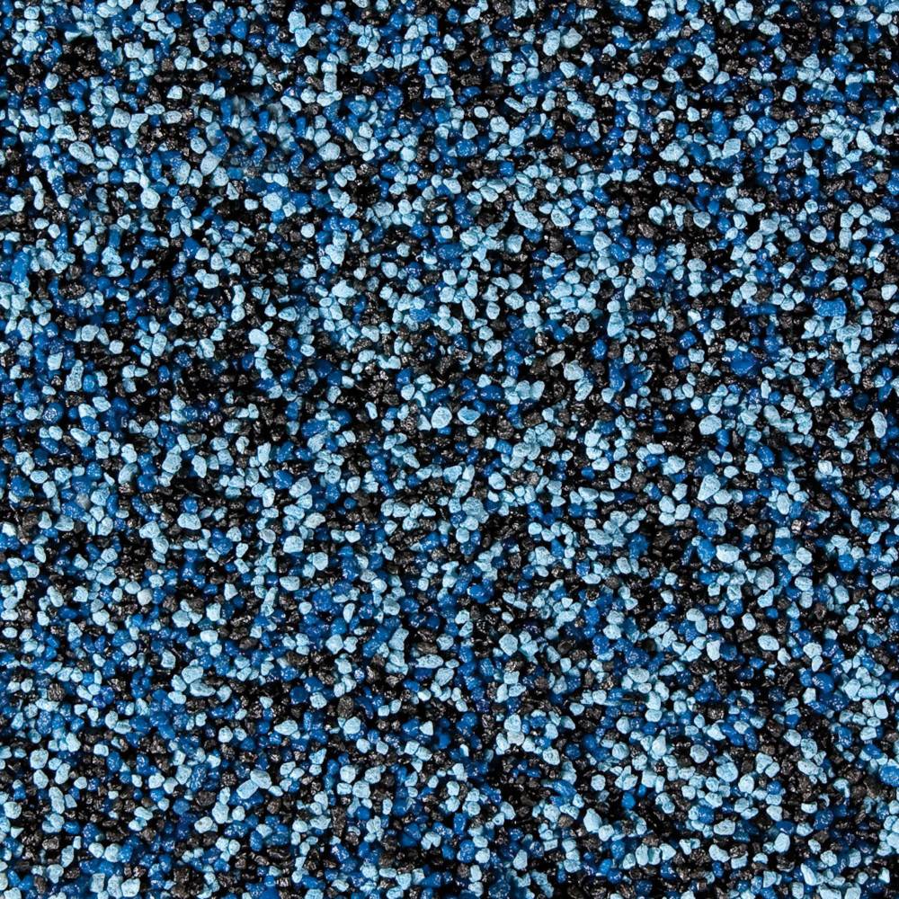 Gravier Gruzo Fin Bleu Noir Bleu foncé 1 kg pour aquarium - Imagen 2