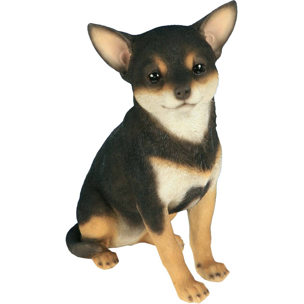 Jardindeco - Chihuahua assis en résine 24 cm  JardinDeco - Imagen 1