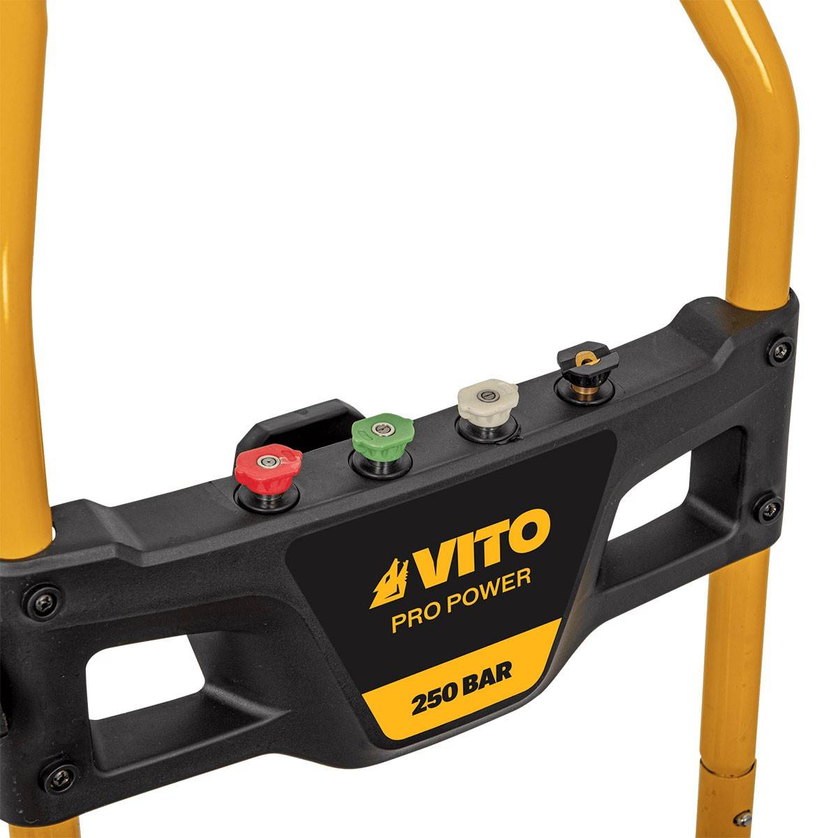 Nettoyeur haute pression thermique 250 bar Moteur 207CC 7CV 5.2KW Tuyau HP 8mètres 4 buses VITO - Imagen 8