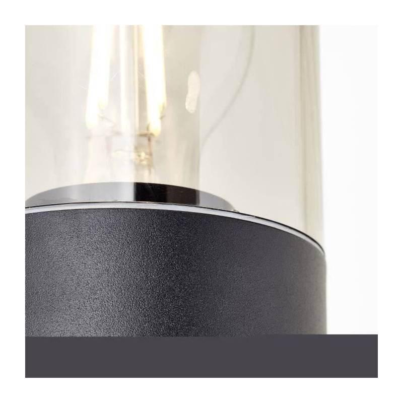 Brilliant - Applique Extérieure Sergioro - Brilliant - 2l Avec Détecteur - Noir Depoli - Aluminium/plastique - Ip44 - Imagen 4