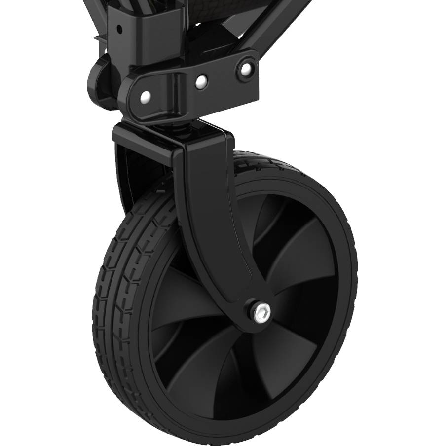 Gt Garden - Chariot de transport pliable noir - GT GARDEN - Imagen 3