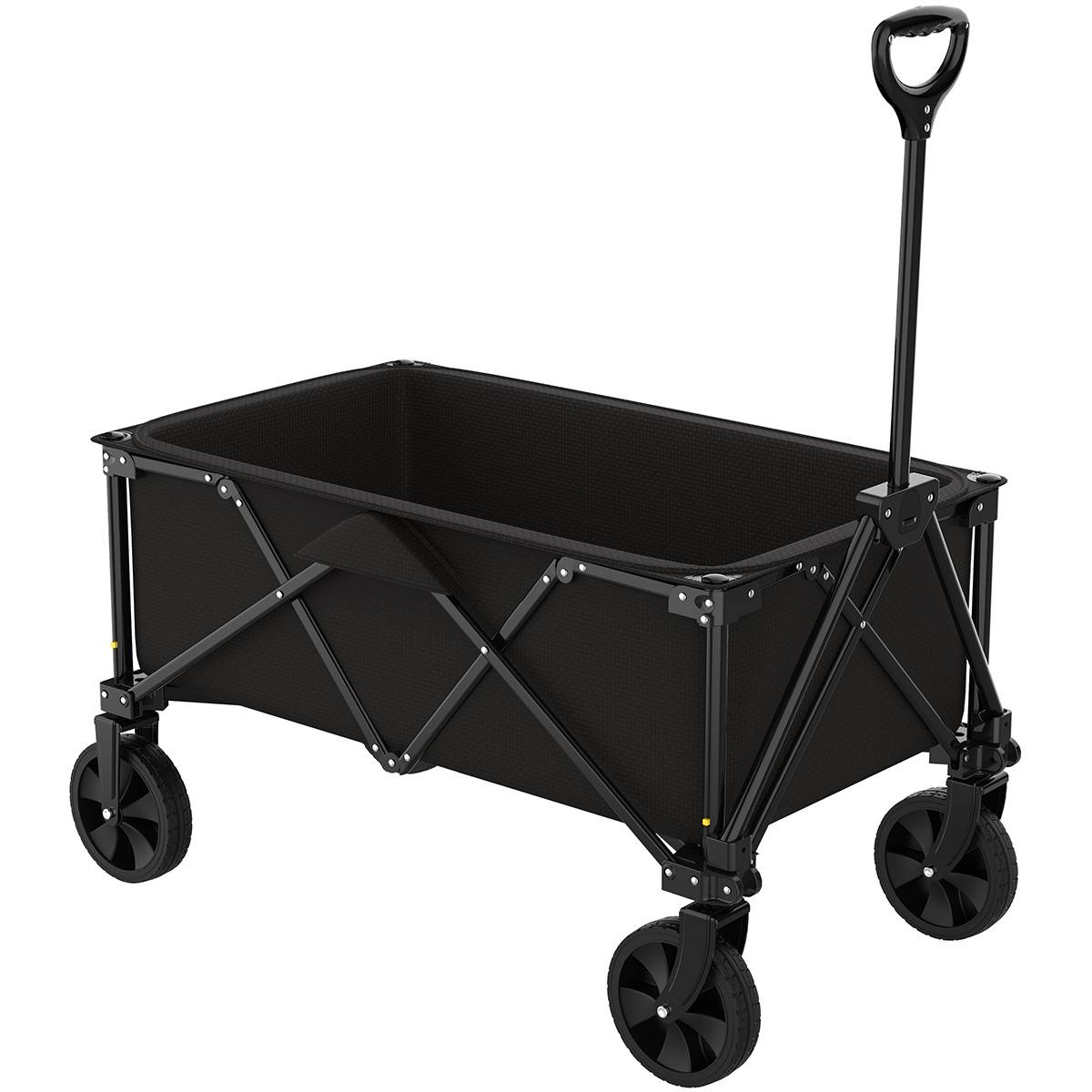 Gt Garden - Chariot de transport pliable noir - GT GARDEN - Imagen 2