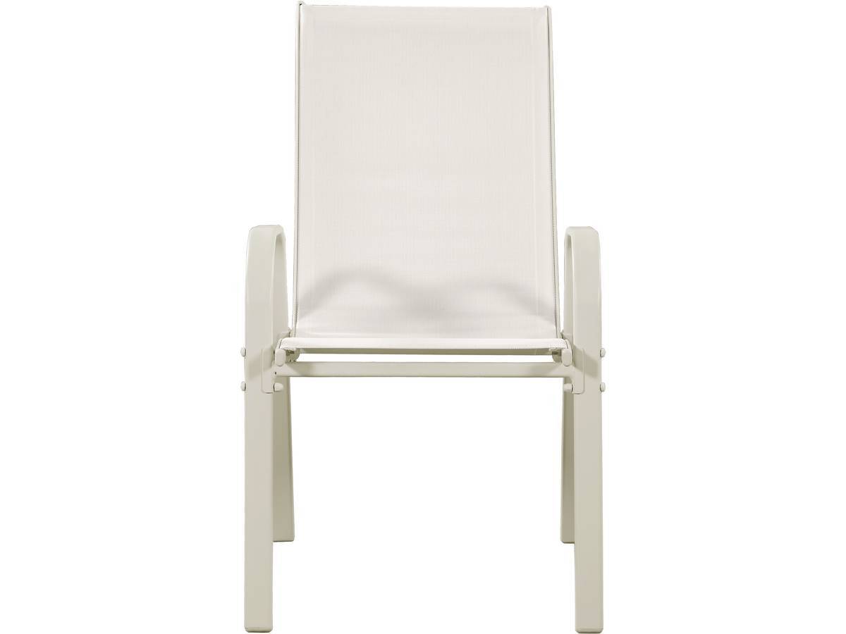 Habitat Et Jardin - Table Et Chaises De Jardin En Textilène "cordoba Xl 180"- Phoenix - 8 Places - Ecru -habitat Et Jardin - Imagen 3
