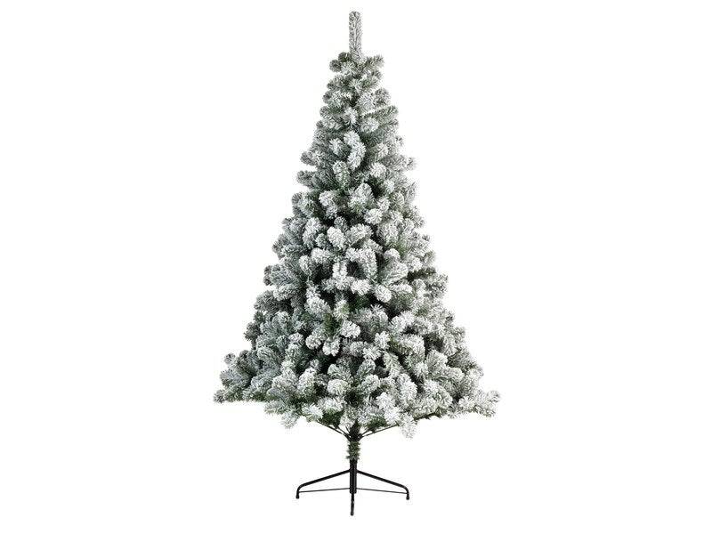 Kaemingk - Árbol de Navidad Artificial Imperial Nevado Verde / Blanco, H.180 Cm KAEMINGK - Imagen 1