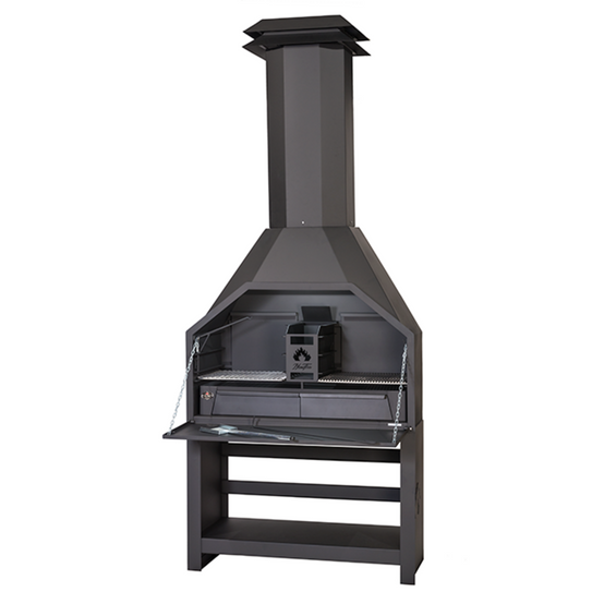 Braai – Barbecue bois prêt à poser FS1200 avec meuble - Image 1
