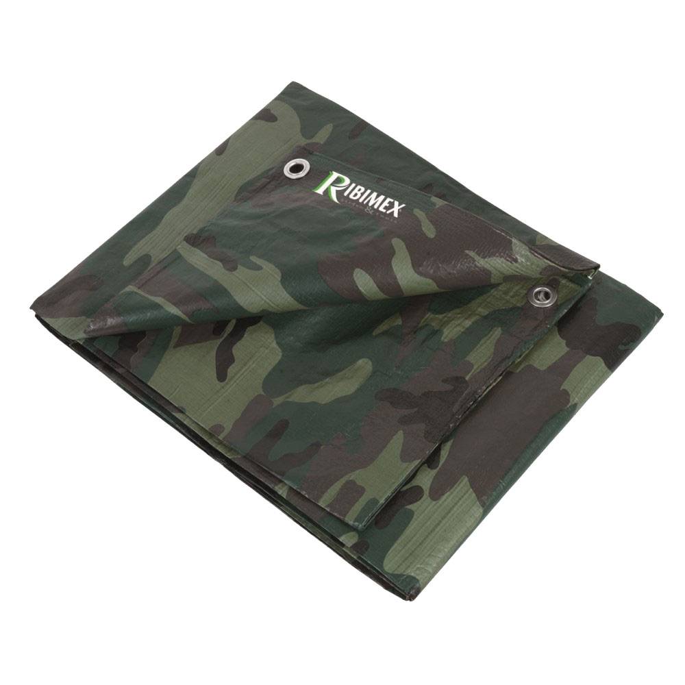 Ribimex - Bâche de camouflage 5.4x8m 130 g/m2