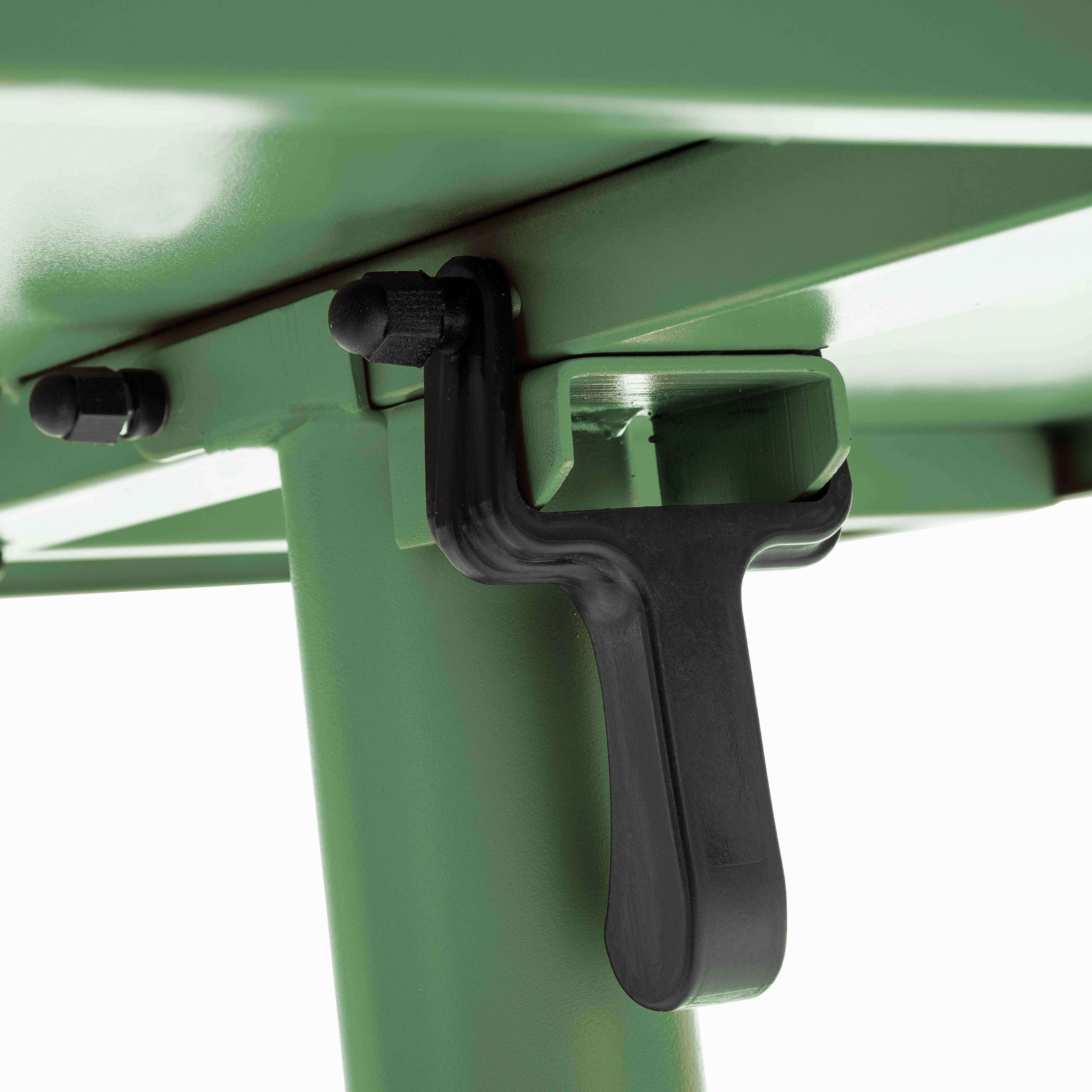 Oviala - Ensemble table inclinable de jardin et 2 chaises vert cactus Palavas - Oviala - Imagen 5