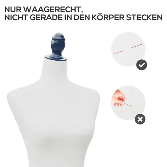 Torse de mannequin, buste de couture, mannequin de vitrine, mousse, bois, métal, blanc - Image 9