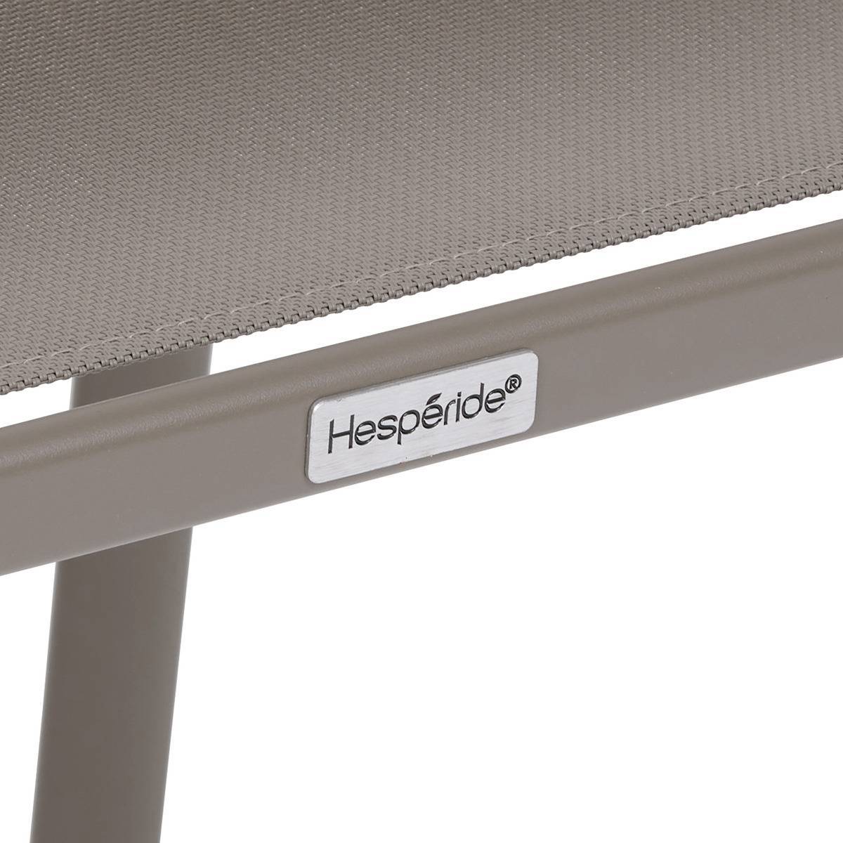 Hesperide - Fauteuil de jardin Piazza empilable noisette - Hespéride - Image 5