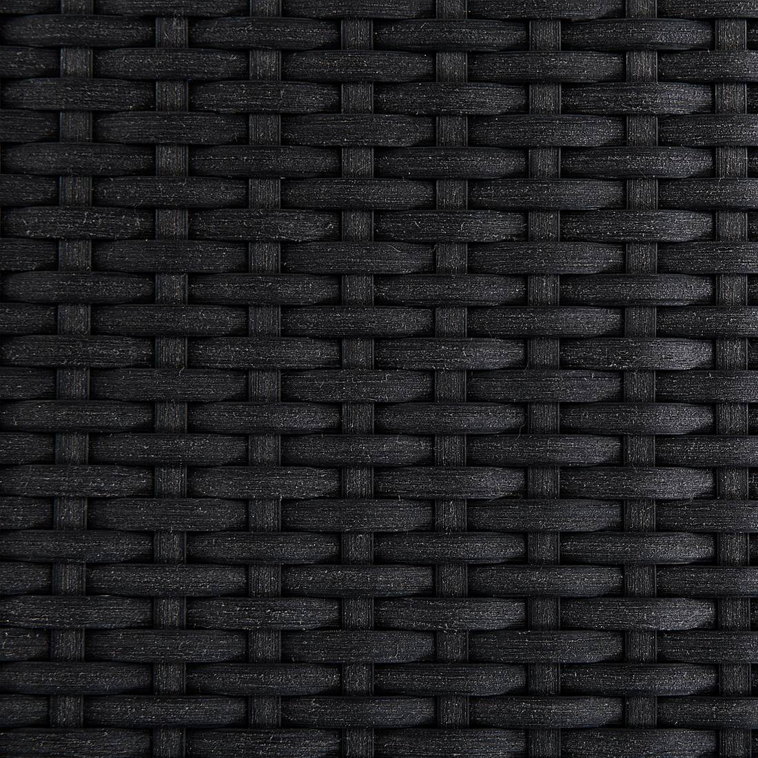 Beliani - Chaise de jardin Polyrotin Noir GROSSETO - Beliani - Imagen 6