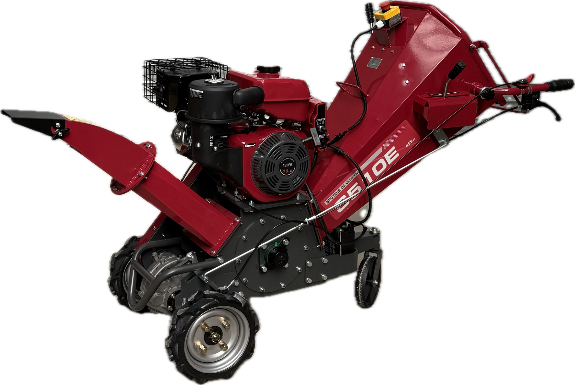 Electropower - Broyeur de branche auto- tracté 19cv, pour bois vert et sec - Image 1