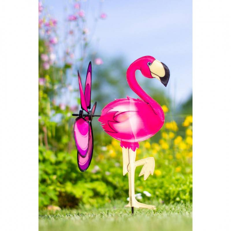 Girouette à planter -  HQ-  flamant rose - Imagen 2