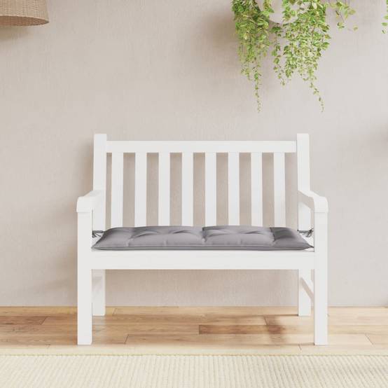 Coussin de banc de jardin Gris 100 X 50 cm - Prolenta Premium - Image 1