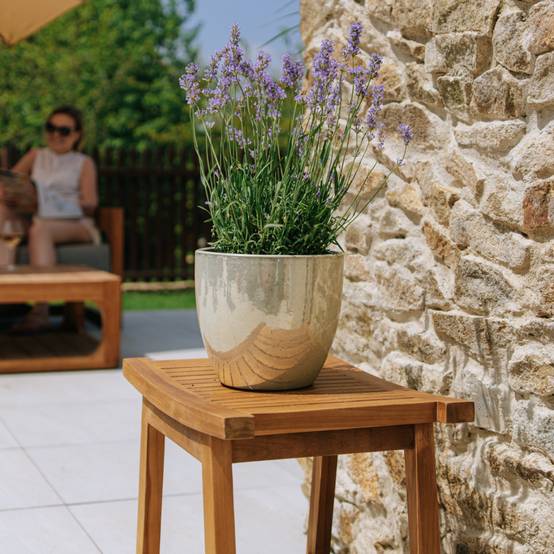 Pot LANCELOT 21x19cm perle - Image 1