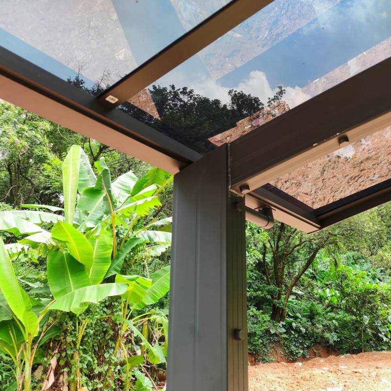 X-Metal - Carport autoportant 15m² aluminium polycarbonate gris anthracite Falcon X-Metal avec kit fixation - Image 5