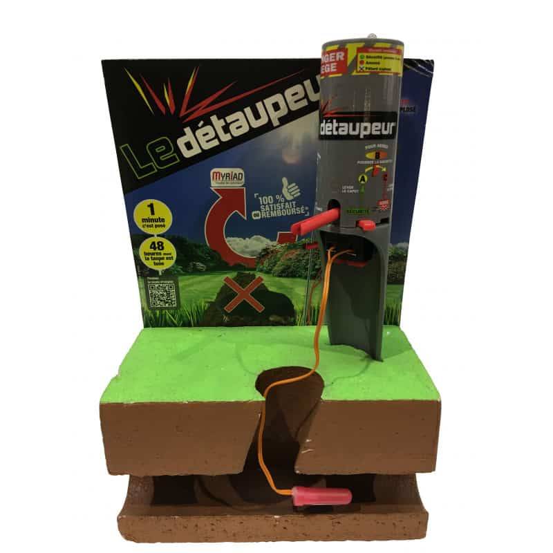 Piège à taupe Le Détaupeur 1 coffret, 1 appareil, 4 pétards - Image 3