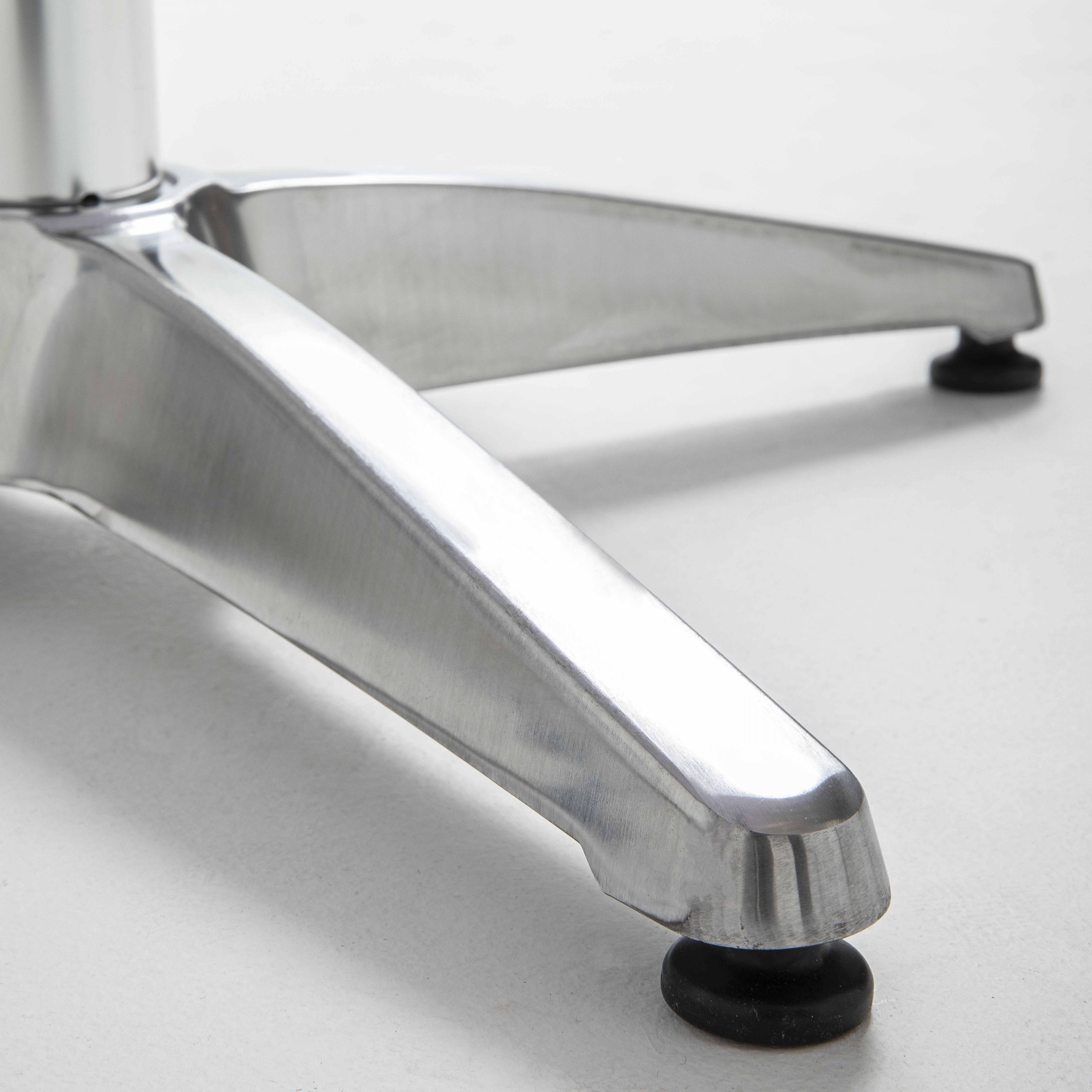 Oviala - Table de jardin ronde en aluminium Brixton - Oviala - Imagen 4