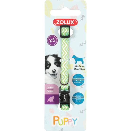 Zolux - Collier PUPPY PIXIE 8 mm 16 à 25 cm couleur vert pour chiots - Imagen 2