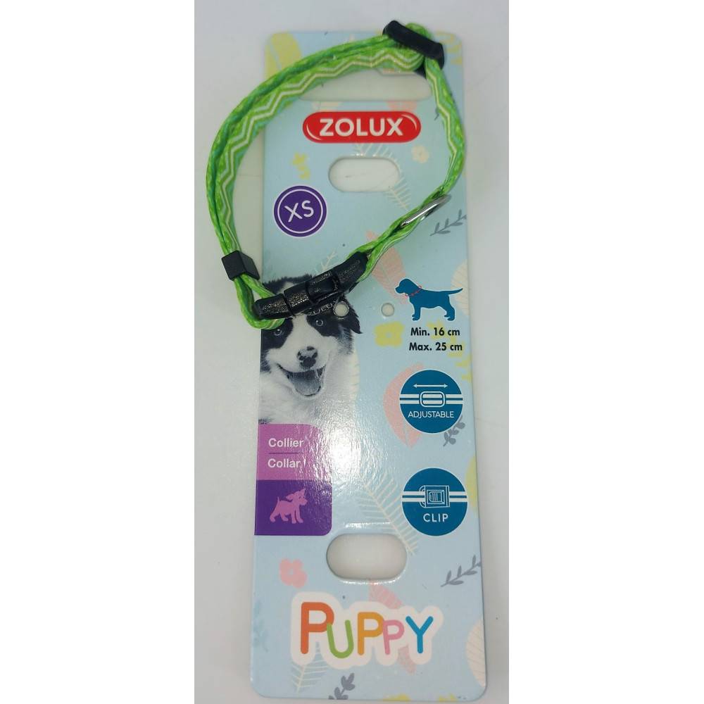 Zolux - Collier PUPPY PIXIE 8 mm 16 à 25 cm couleur vert pour chiots - Imagen 5