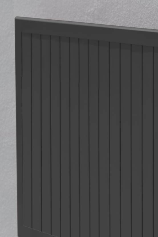 Table de jardin pliante en aluminium - Gris anthracite - MARIUS - Image 4