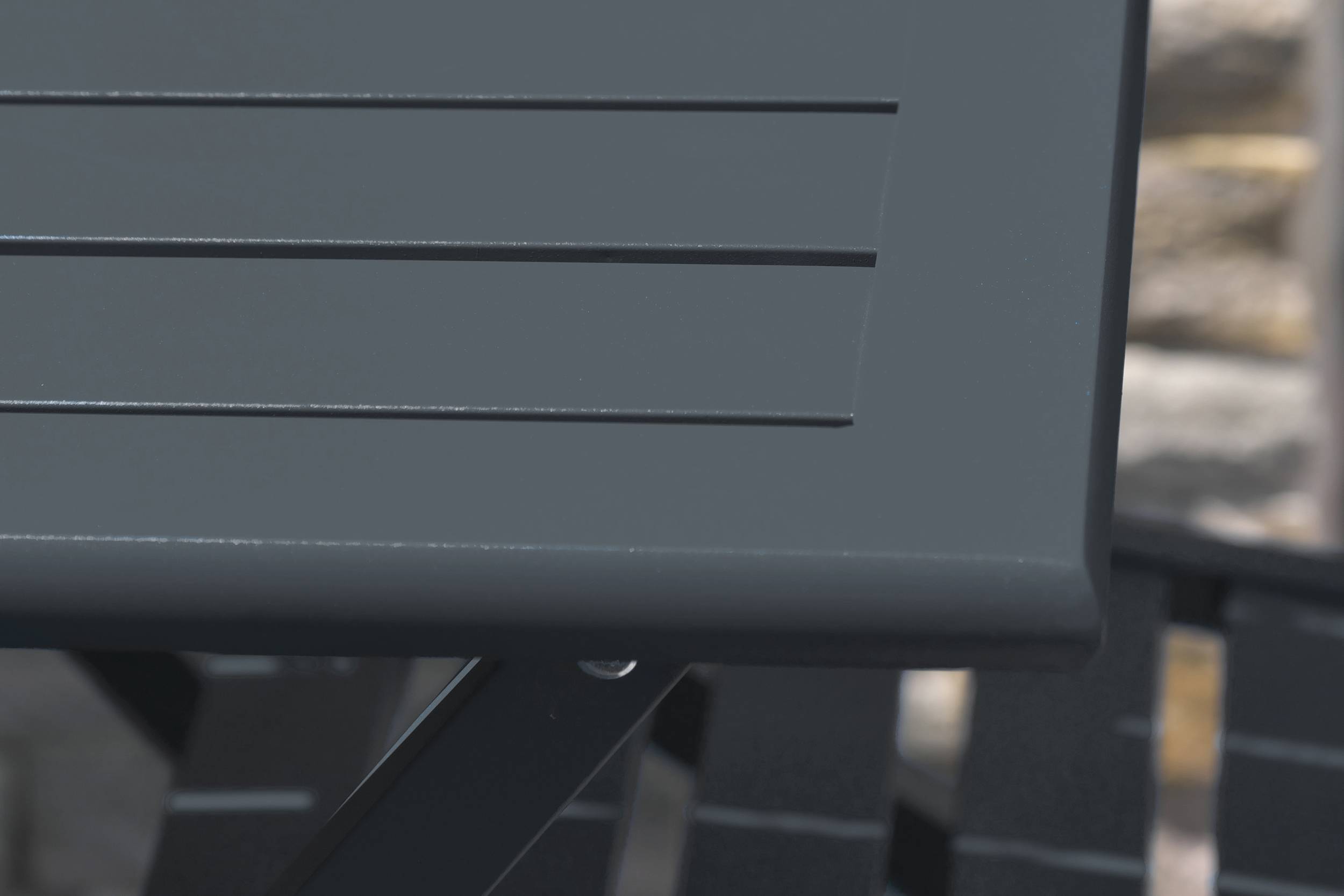 Table de jardin pliante en aluminium  - Gris anthracite - MARIUS - Image 3