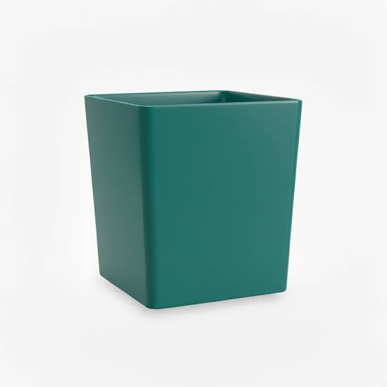Pot de fleurs carré cubio h 50 cm-plast'up rotomoulage - Image 1