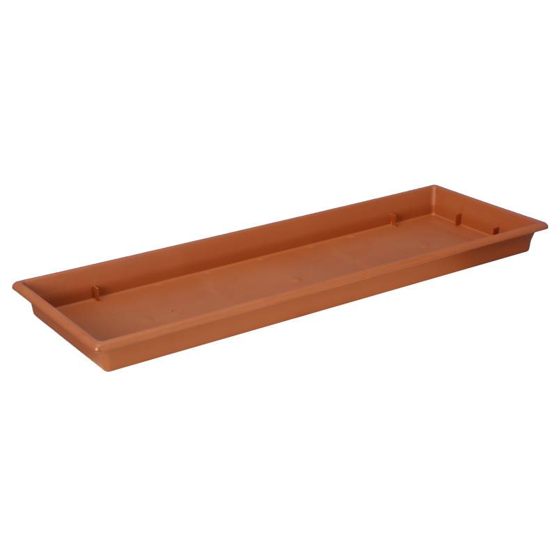 Riviera - Plateau pour jardinière 40 cm - 36 x 16 x 3,1 cm - Terre cuite - Fabrication Française - Image 1